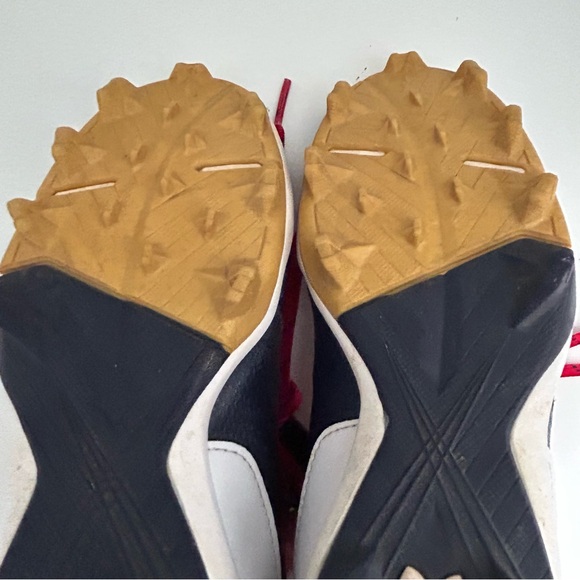 Under Armour Harper 6 Red White and Blue Boys Baseball Cleats Boys Size 3Y - Picture 9 of 12